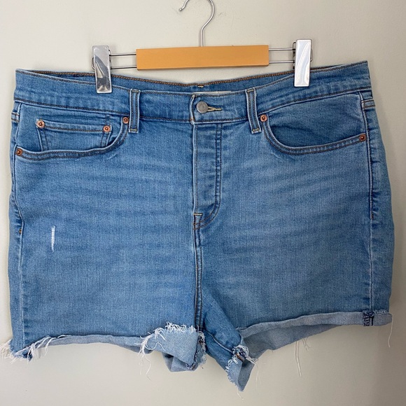 Levi's Pants - Levi’s Wedgie Skinny Denim Cut-Off Shorts - Size 18W Summer Normcore